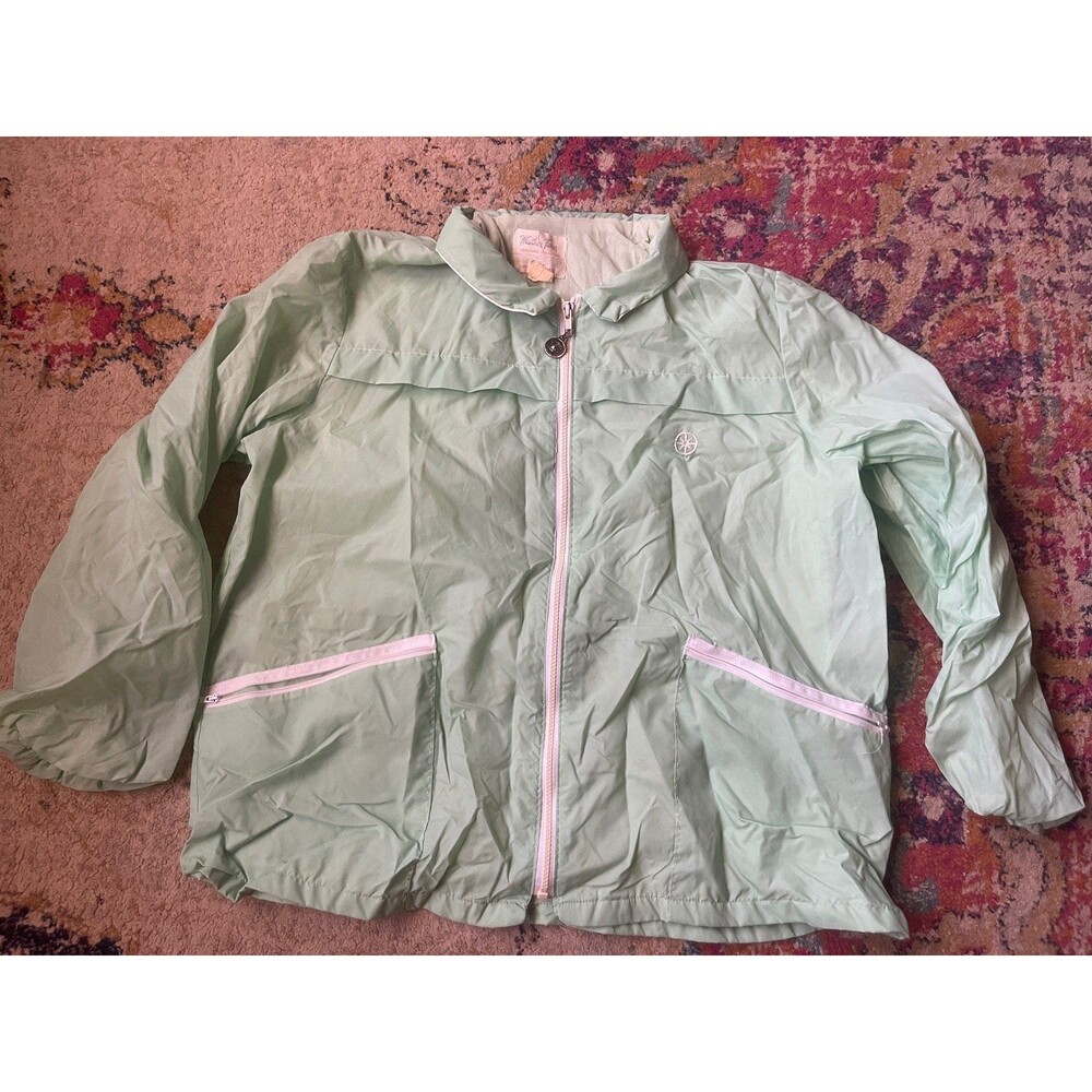 Vintage 70s Weather Tamer Mint Green Lightweight Windbreaker Jacket